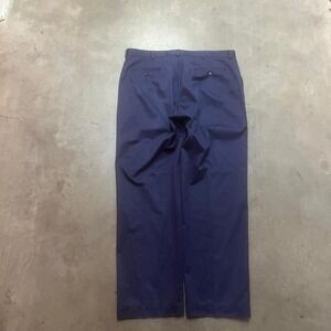Vintage polo golf men's navy chino pants gold preppy outdoors‎ 38